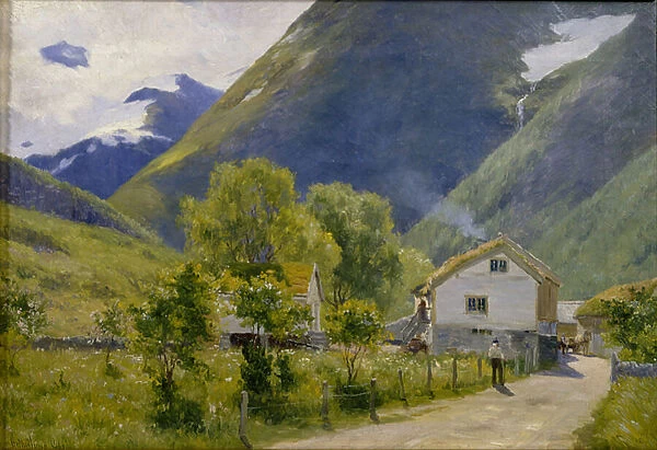 Oie, Nordangsdal (oil on canvas)
