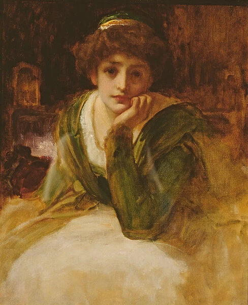 Oil study for Desdemona, c. 1889 (oil on canvas)