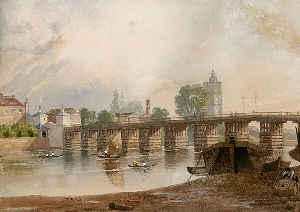 Old Battersea Bridge (w  /  c on paper)