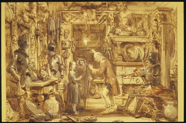 The Old Curiosity Shop  /  Little Nells Home  /  Interior of the Old Curiosity Shop