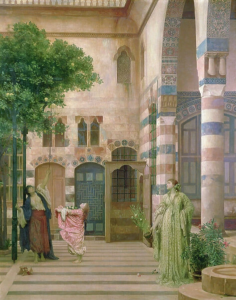 Old Damascus, Jewish Quarter or Gathering Lemons, c. 1873-74 (oil on canvas)