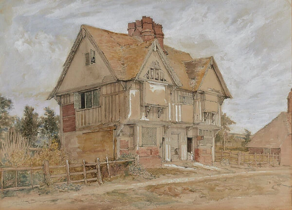 Old House at Lenham, 1800-65 (Watercolour)