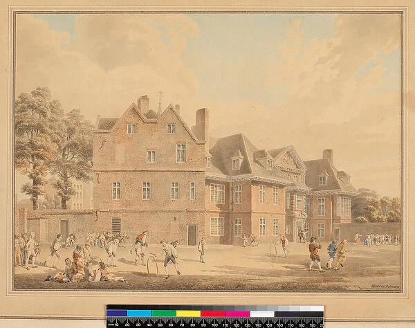 The Old Manor House, Marylebone, as a School, 1791 (pencil & w  /  c)