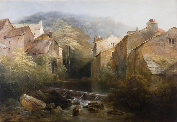 The Old Mill, Ambleside, Cumbria, c. 1822 (oil on canvas)