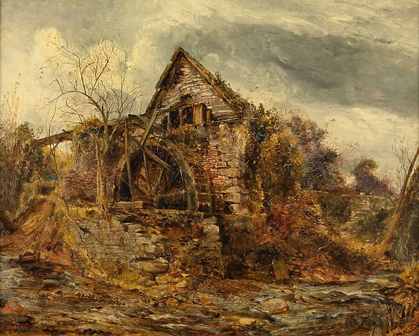 The Old Mill (oil on canvas)