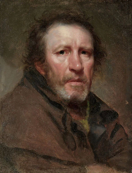 'Old Pat, ' The Independent Beggar, c. 1819 (oil on wood)