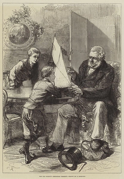 The Old Sailors Christmas Present (engraving)