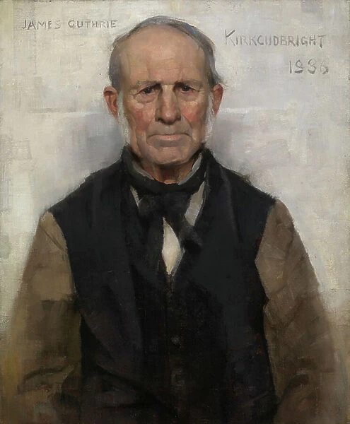 Old Willie - the Village Worthy, 1886 (oil on canvas)