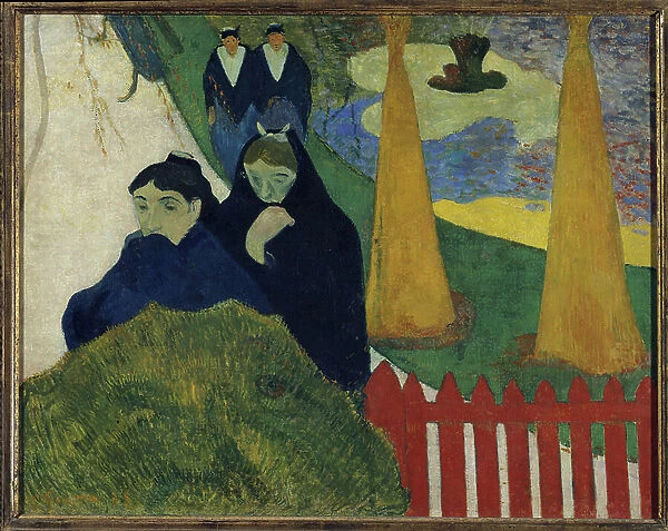 Old women in Arles, 1888 (oil on canvas)