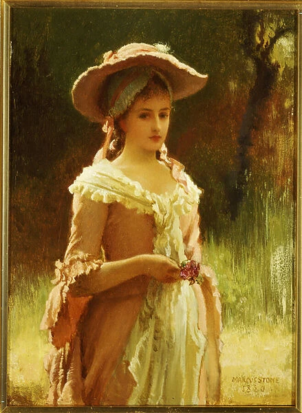 Olivia, 1880 (oil on panel)