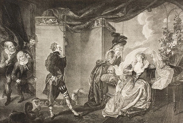 Olivias garden, Act III, Scene IV, from Twelfth Night, Or What You Will