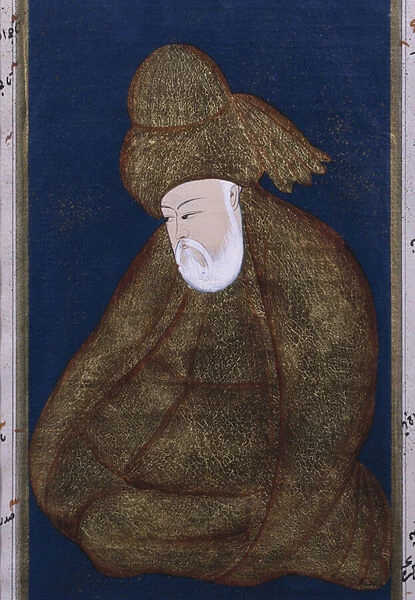 Omar Khayyam (gold on paper)