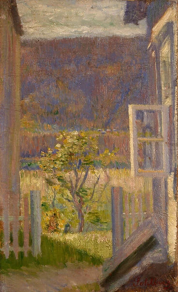 Open Window, Gausdal, 1891 (oil on canvas)