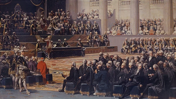 Opening of the Estates General at Versailles on 5th May 1789, 1839 (oil on canvas)