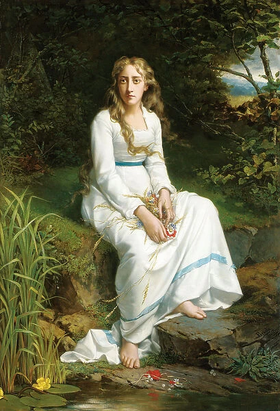 Ophelia (oil on canvas)