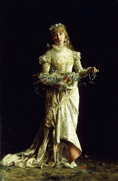 Ophelia (oil on canvas)