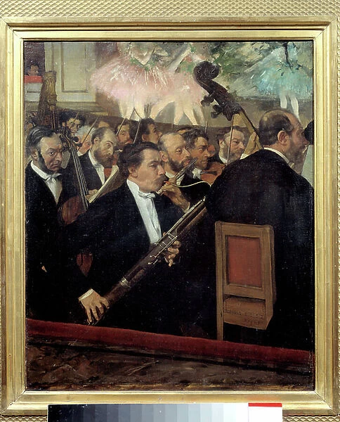 The Orchestra of the Opera, 1868 (oil on canvas)