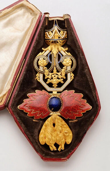 Order of the Golden Fleece: Spanish Golden Fleece - Badge belonging to Joao VI of
