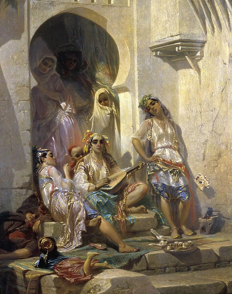 Orientalism: 'Women of Algiers'Painting by Eugene Giraud