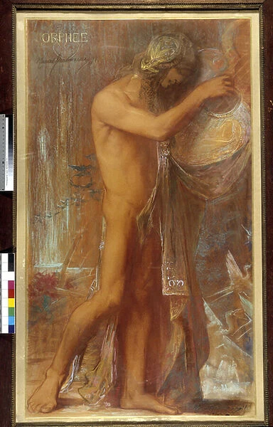 Orphee playing the cithar, 1898 (oil on canvas)