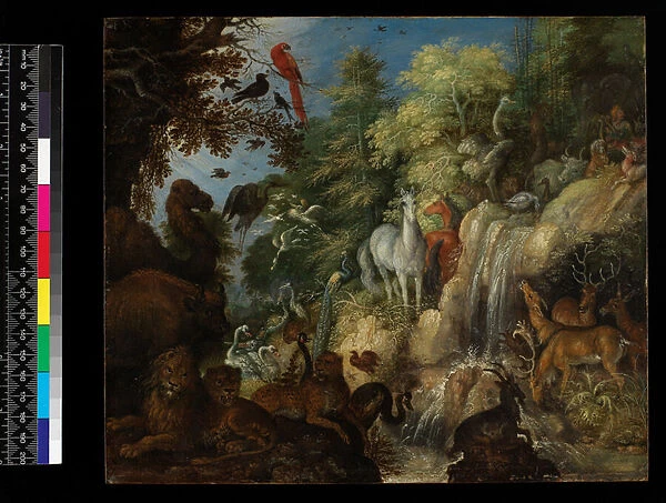Orpheus with Birds and Beasts, 1622 (oil on copper)