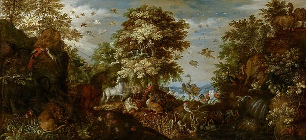 Orpheus Charming the Animals with his Music, 1627 (oil on panel)
