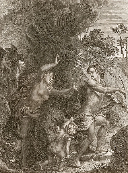 Orpheus, Leading Eurydice Out of Hell, Looks Back Upon her and Loses her Forever