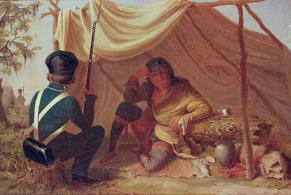 Osceola in Captivity, c. 1837 (oil on canvas)