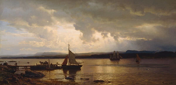 From Oslo fjord, 1873