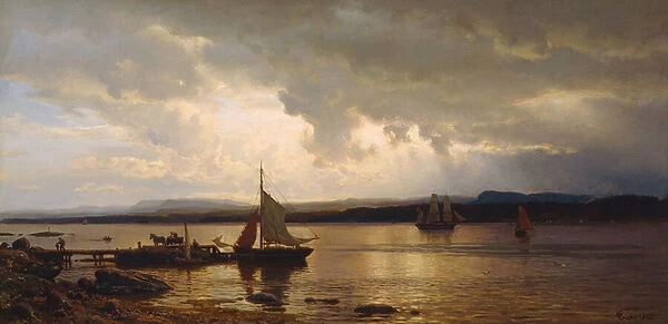 From Oslo fjord, 1873