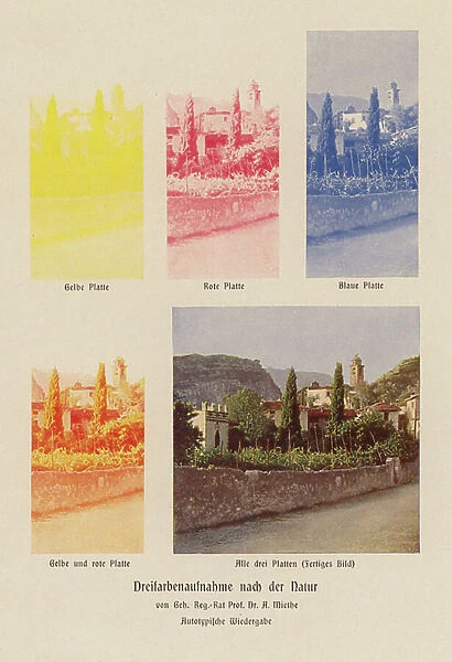 Output from lithographic printing plates (colour litho)