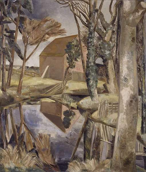 Oxenbridge Pond, 1927-28 (oil on canvas)