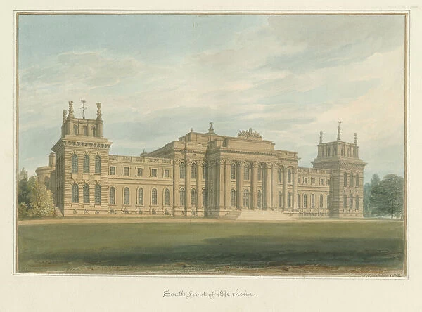 Oxfordshire - Bleinheim [Palace], 1812 (w  /  c on paper)
