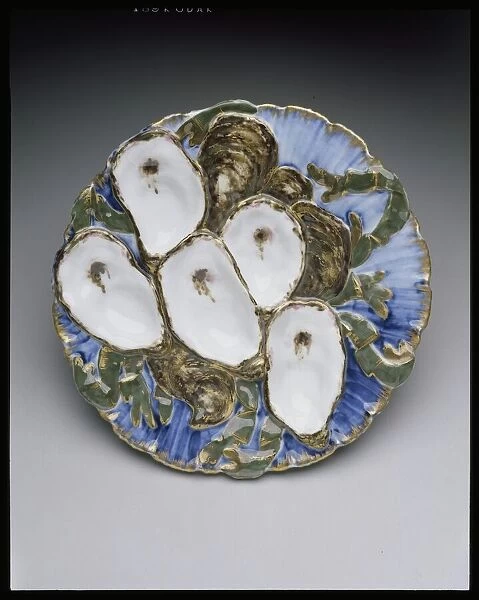 Oyster plate from the Rutherford B. Hayes White House service