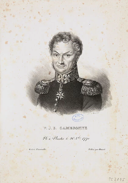 P. J. E. Cambronne, c. 1820 (litho)