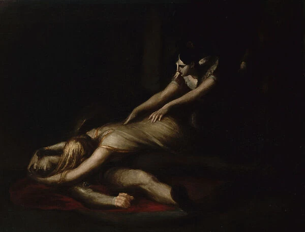 The Pain of Kriemhild, 1817-20 (oil on canvas)