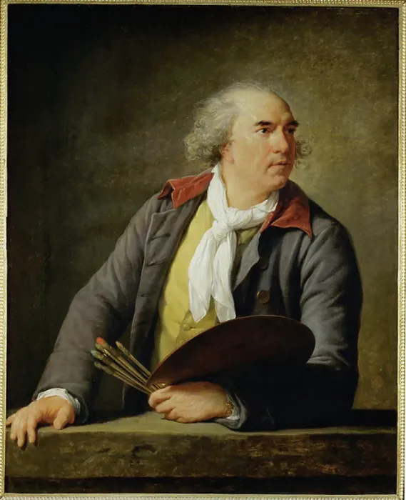 Framed Print : The painter Hubert Robert