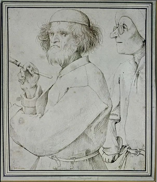 Framed Print : Painter and Patron