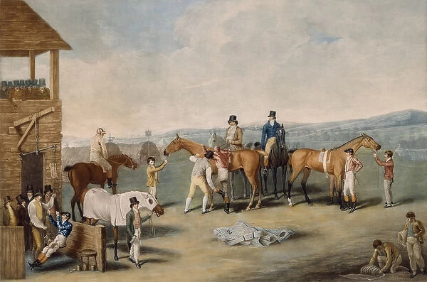 A Pair: Preparing to Start, London January 20th 1803 (aquatint)