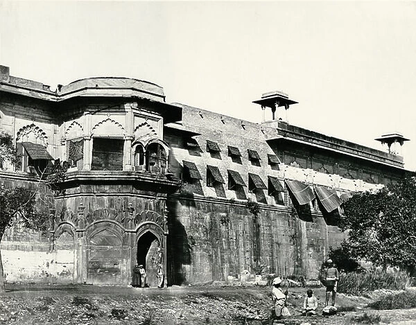 Palace, Delhi, c. 1858 (b  /  w photo)