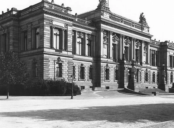 The Palace of the regional delegation at Strasbourg, c. 1910 (b  /  w photo)