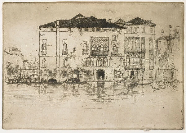 The Palaces from 'The First Venice Set', 1879-1880