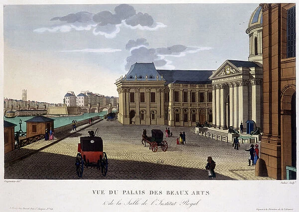 Palais des Beaux-Arts et de l Institut, circa 1820 - in '