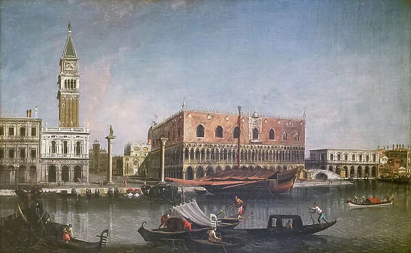 Palazzo ducale a Venezia, Francesco Albotto, 18th century (oil on canvas)