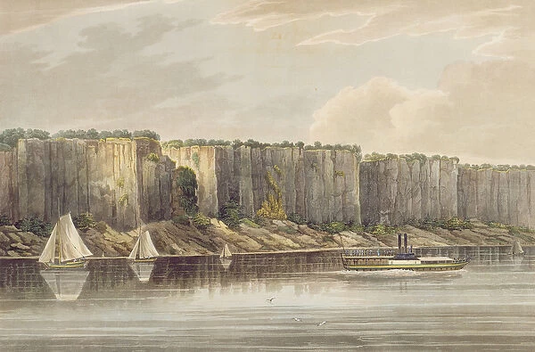 Palisades, no. 19 of the Hudson River Portfolio, engraved by J
