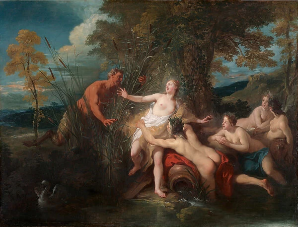 Pan and Syrinx, 1720 (oil on canvas)
