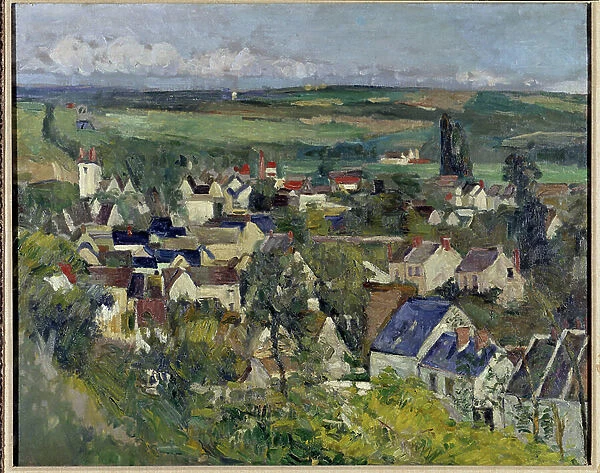 Panoramic view of Auvers-sur-Oise, 1873 (oil on canvas)
