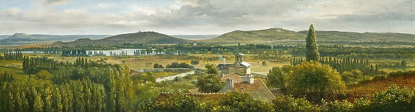 Panoramic View of the Ile-de-France, c. 1830 (oil on canvas)