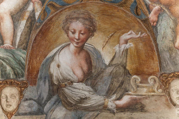 Paola Gonzaga as the Goddess Ceres, from the Room of Diana and Actaeon, detail of 2384753, 15241524