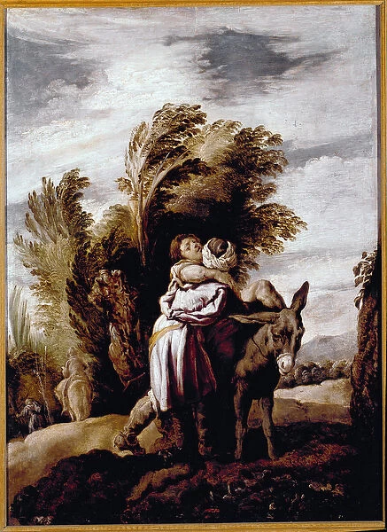 Parable of the Good Samaritan (oil on canvas, 17th century)